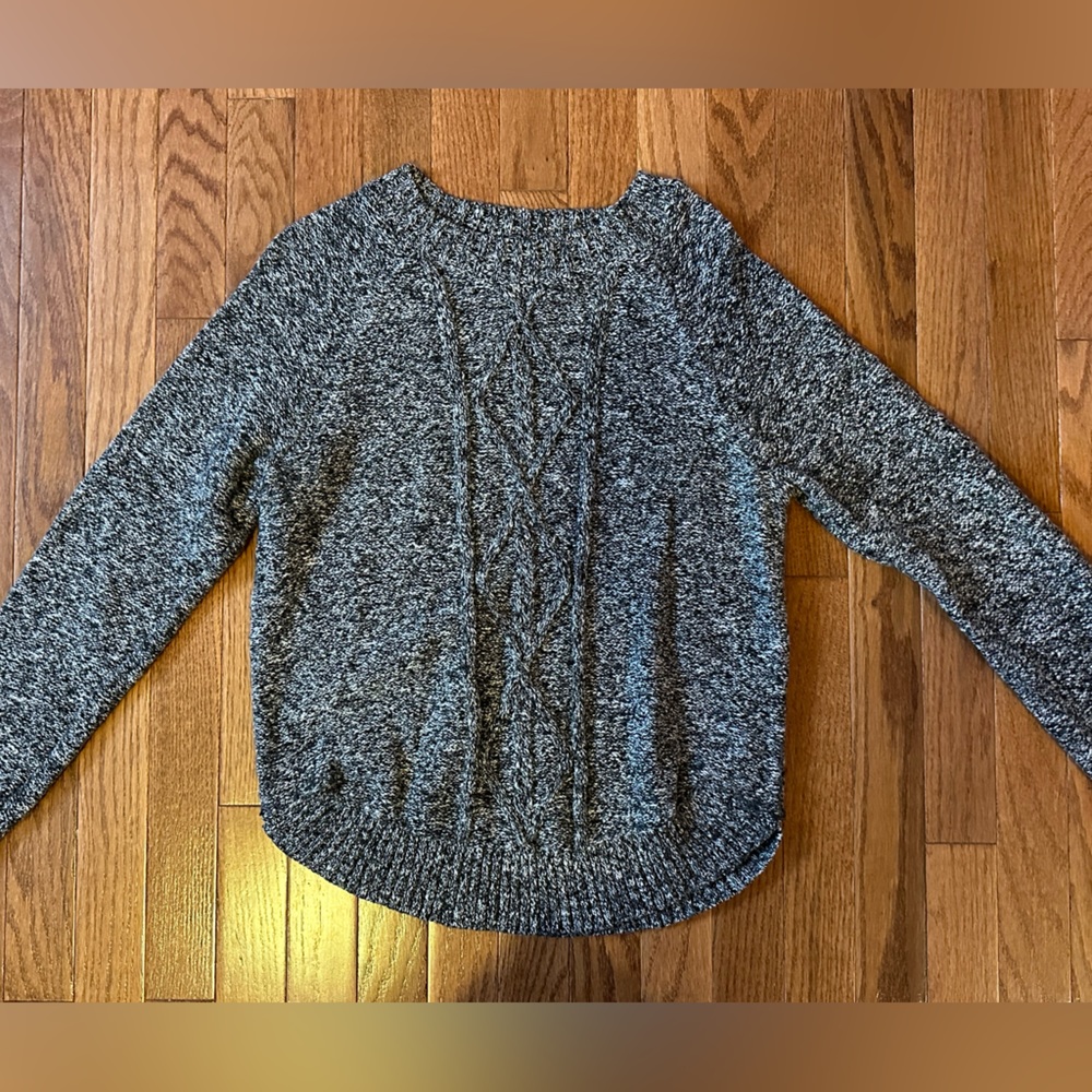 Black and white sweater